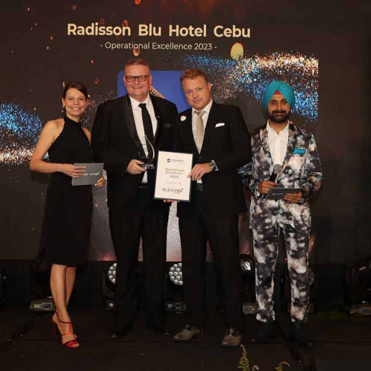 Radisson Blu Cebu Receives 2023 Operational Excellence Award